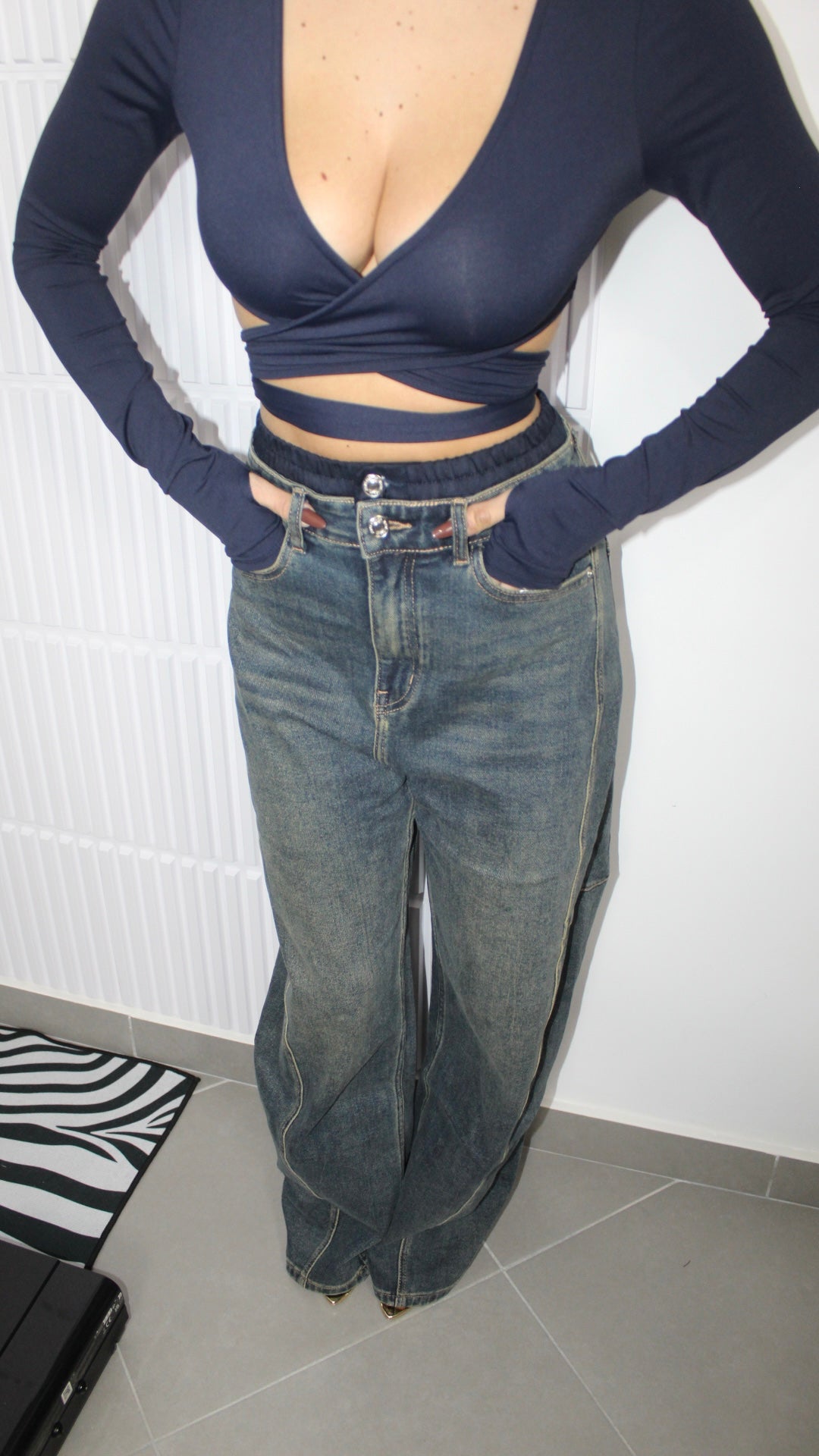 Jeans Baloon Bustier