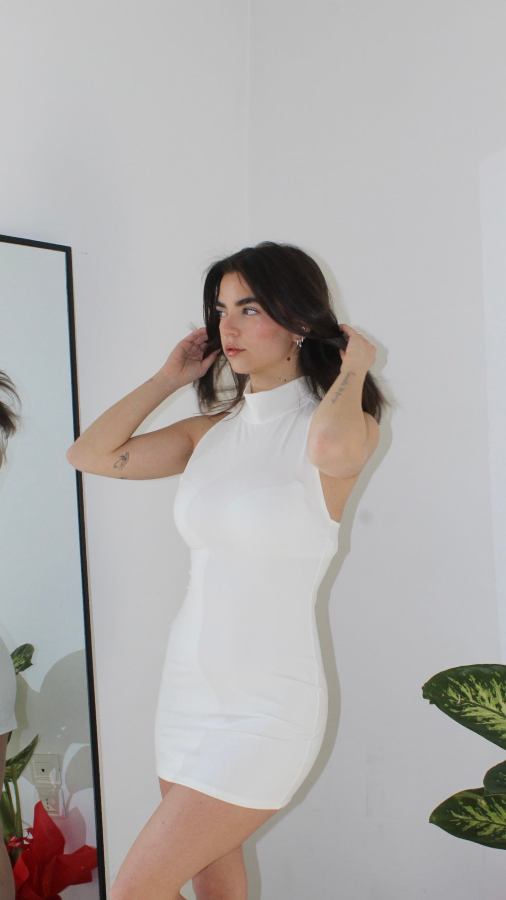 Mini Dress Nikla - Bianco