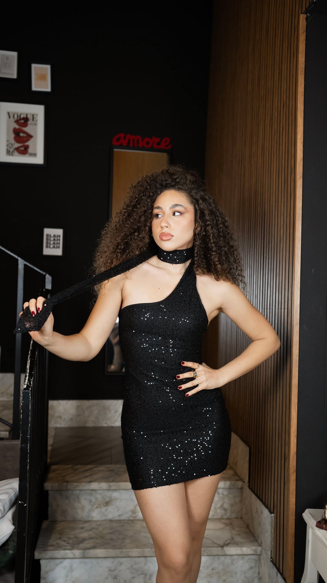 Mini Dress Shiny Noel