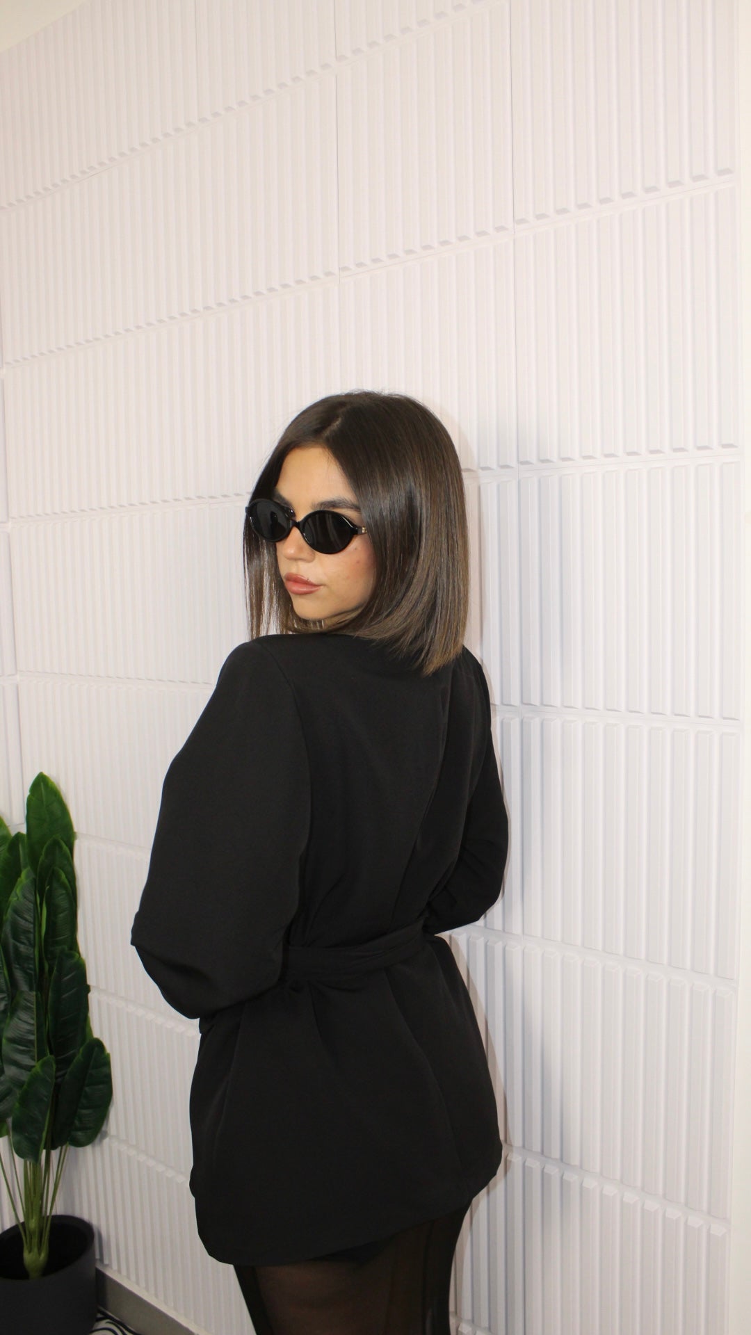 Blazer con cintura